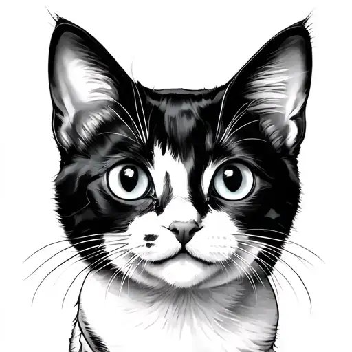 Tribute To My Young Black And White Cat Jack