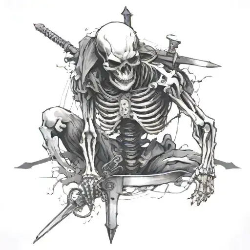 A Skeleton Put Down His Weapon Formed Against Me