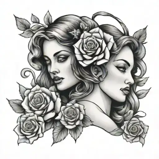 Gemini Rose Lady Head