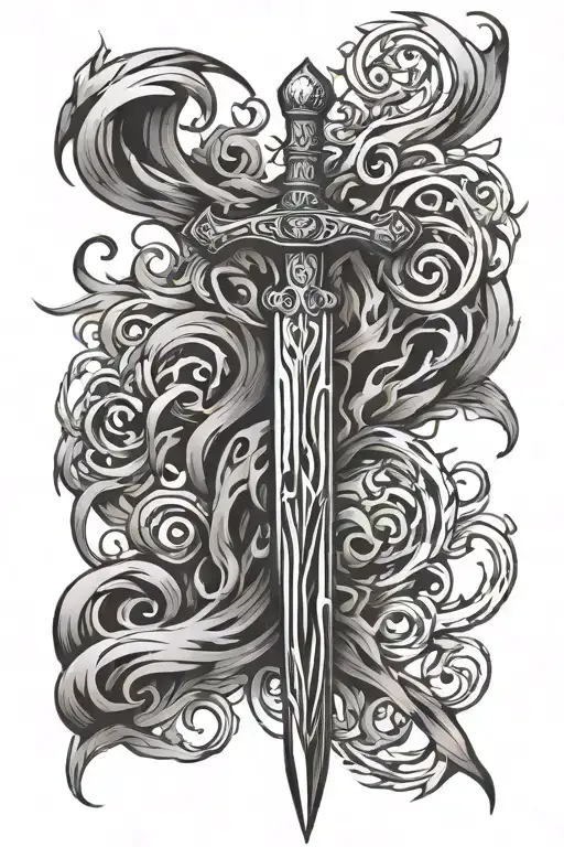 Water On Fire Sword Vines Worship Freedom