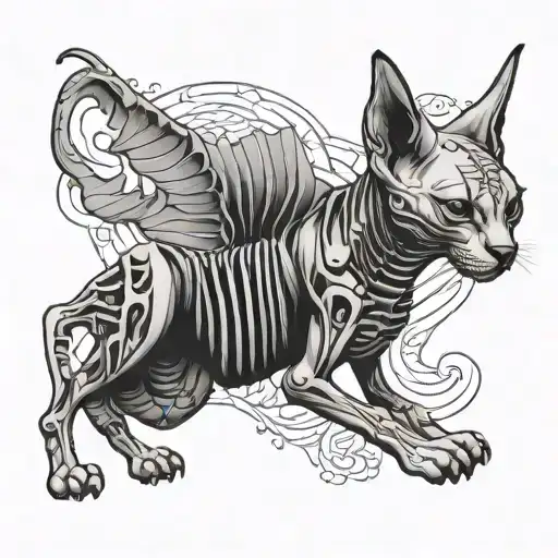 Sphynx Skeleton