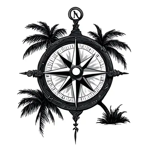 Compass Palm Tree