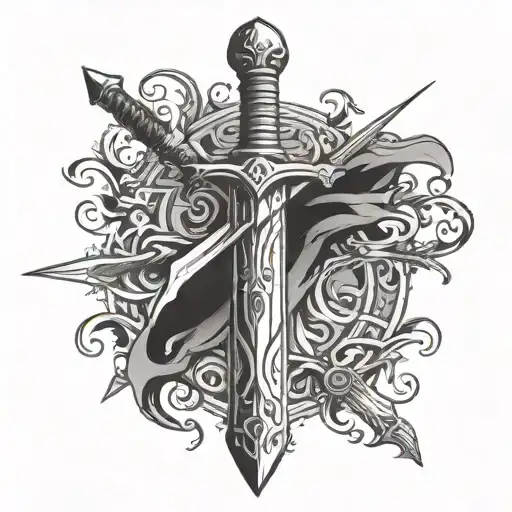 Sword Straight Down Chest