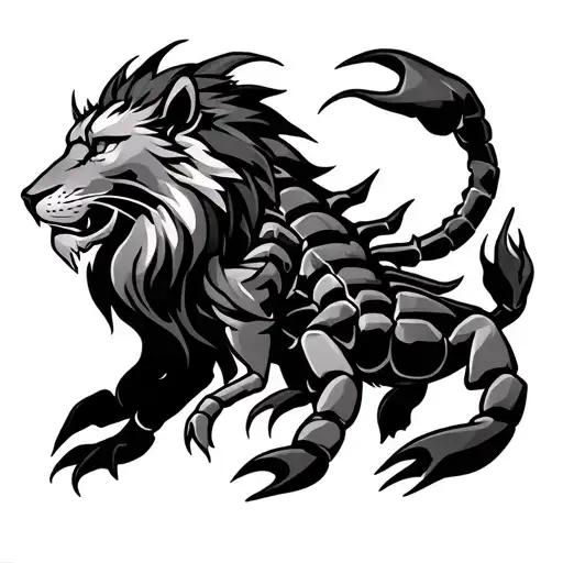 Scorpion Lion King Flame