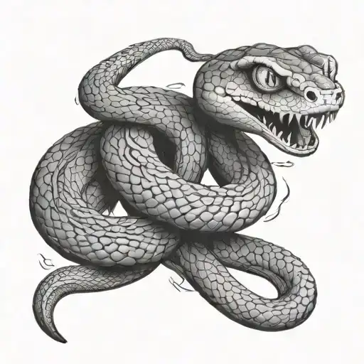 A Snake But Ideaollogy Of Watch Your Back Snakes Are Umon Us