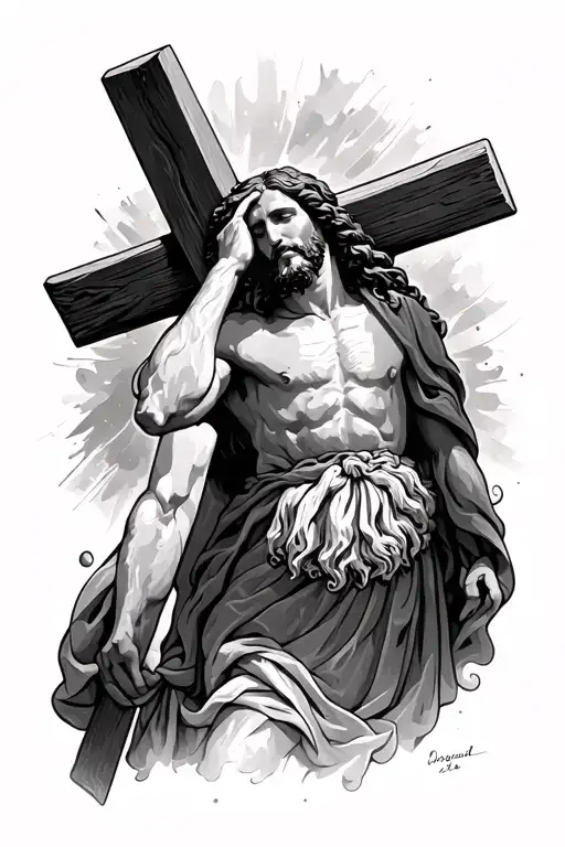 Jesus Carrying The Cross