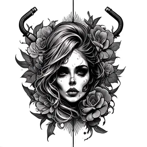 Dark Style Tattoo To Fill A Vacuum Between 2