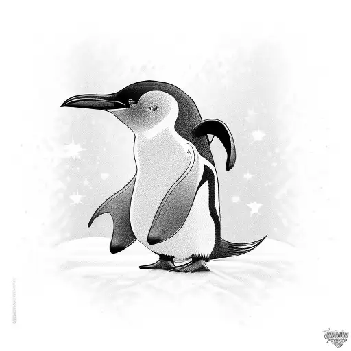 Pinguin With A Diamond