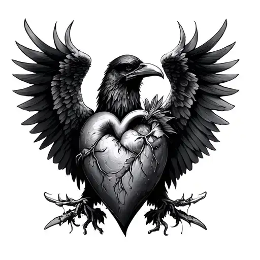 Reaper Sacred Heart Raven