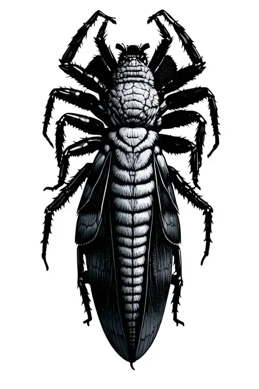 Half Alive Moth Half Dead With Spider Legs