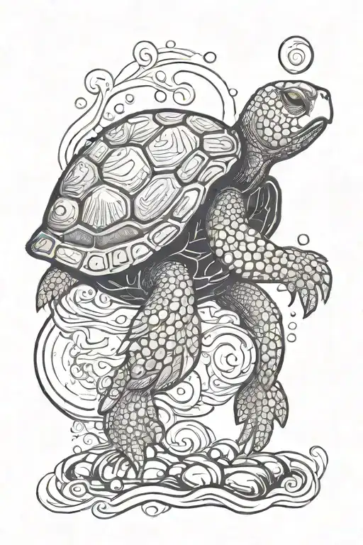 Turtle Apple Bubble Masculine