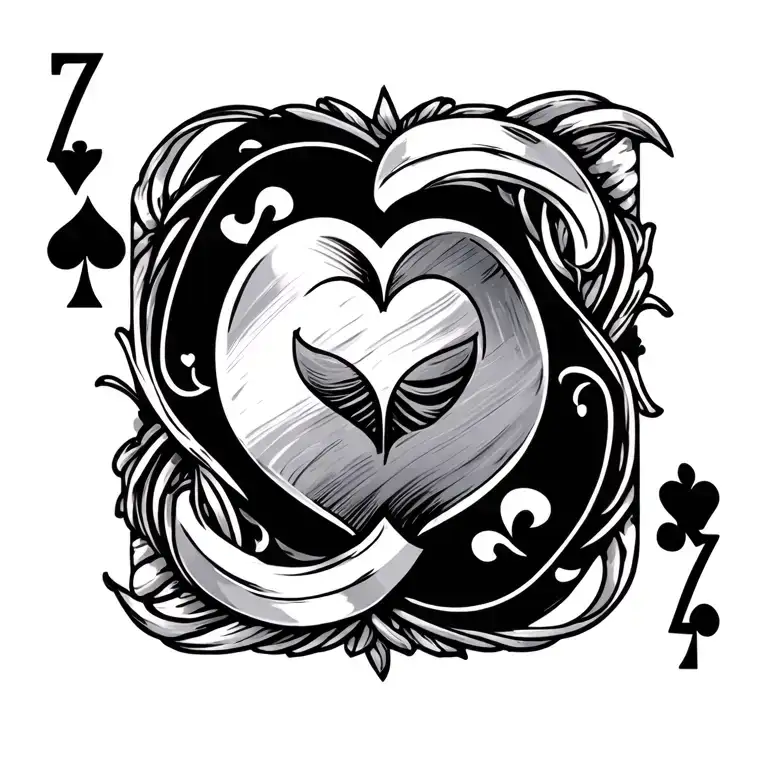 2 Of Hearts And 7 Of Spades