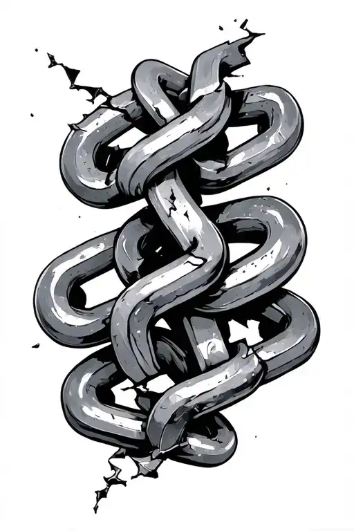 A Chain Breaking Apart