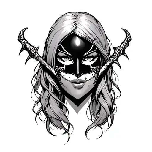 Mask Of A Female Thief