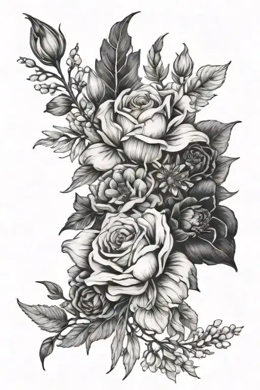 Birth Flower Bouquet