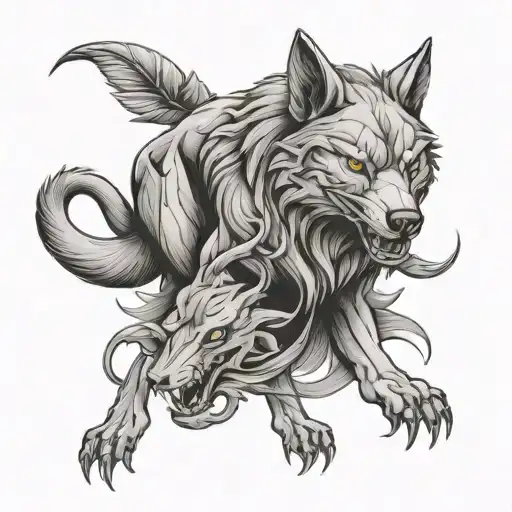 Wolf And Scorpion Crawling