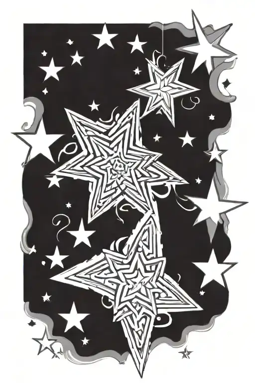 Star Design Incorporating Elements