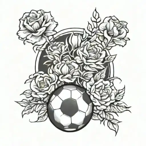 Football With Flowers