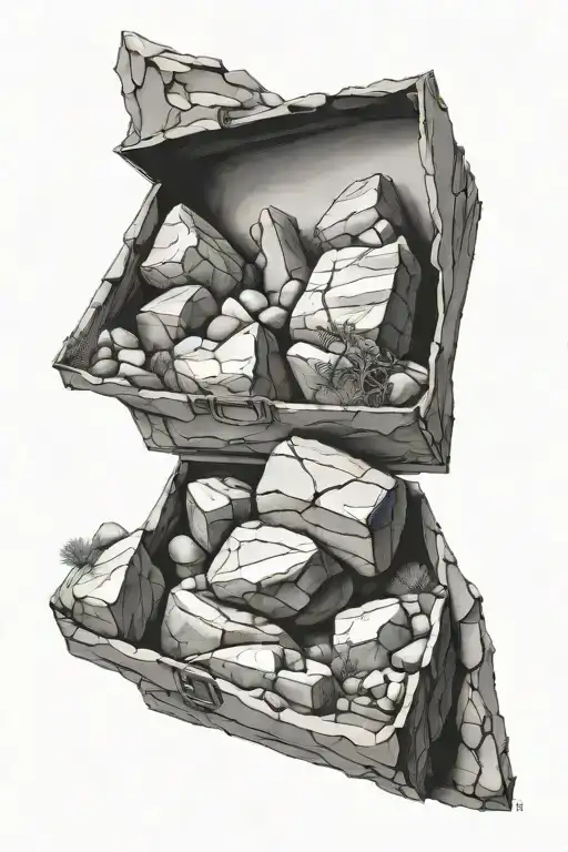Cederberg Boulders In Box Realism Blackwork
