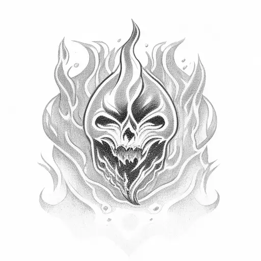 Word Loyalty With Flames