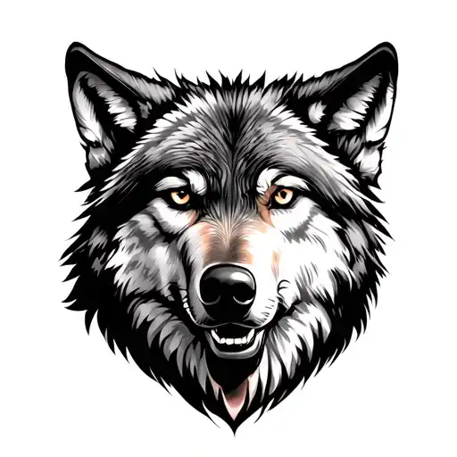 Full Wolf Arm Sleeve