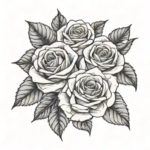 Roses And Roman Numerals