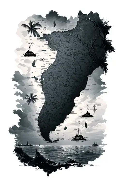 Maps Of The Carribean Islands