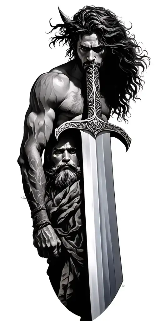 David And Goliath Sword