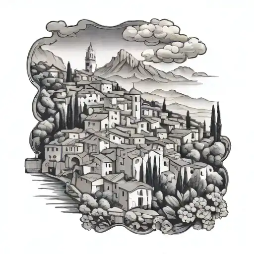 Italian View Of Toscania