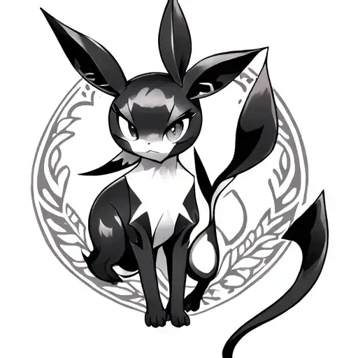 Gemini Espeon And Umbreon Looking