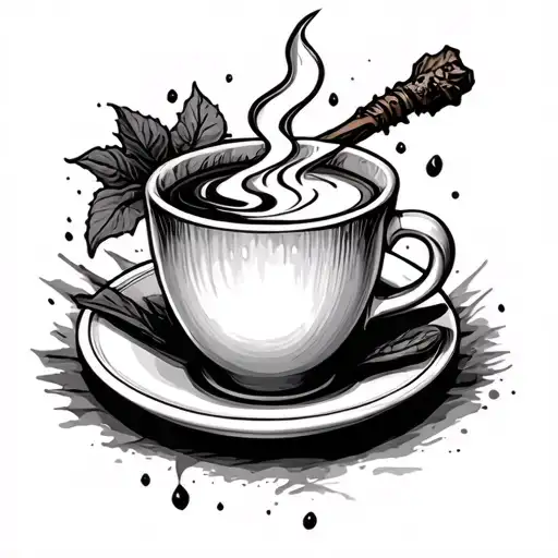 Witch Brewing Coffee