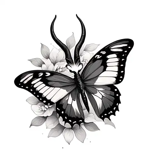Butterfly And Capricorn