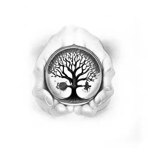 Tree Of Life Dropping The Apple Of Eden