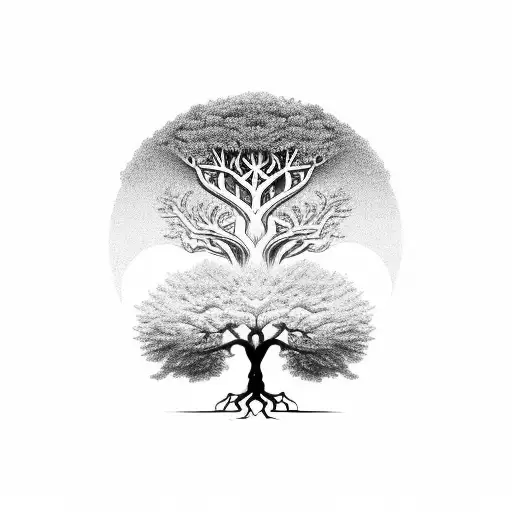 Tree Of Life Dropping The Apple Of Eden