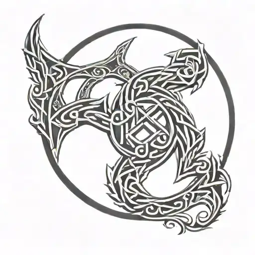 Viking Rune Circle