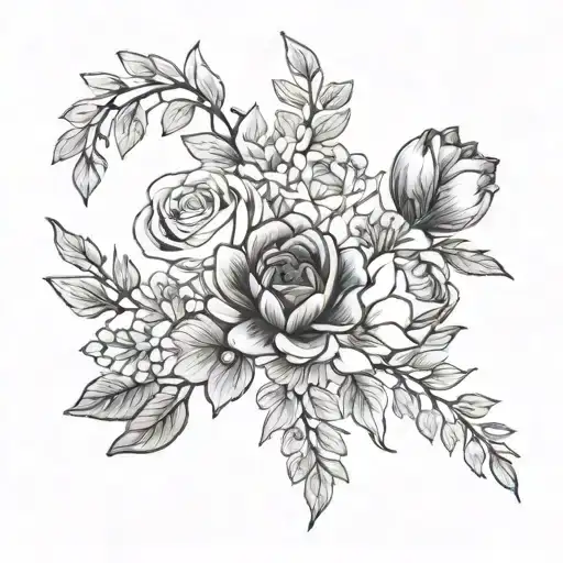 Birth Flower Bouquet