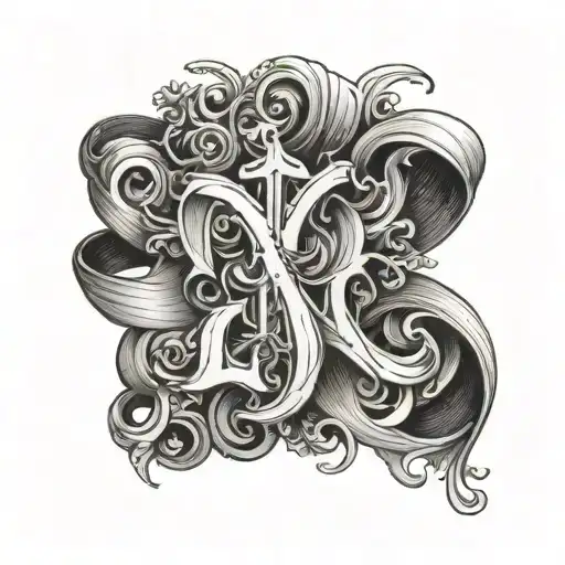 Bracelet With Cbf Initials