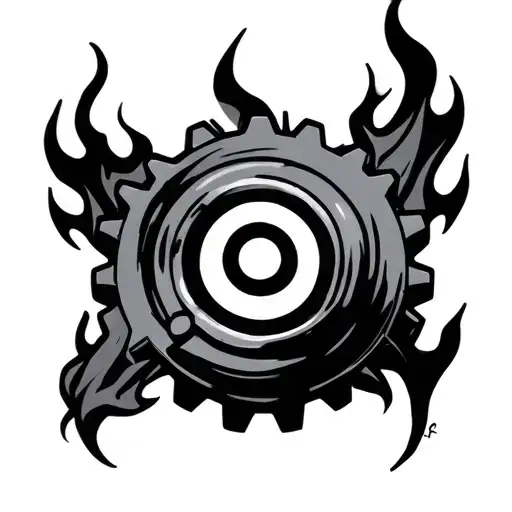 Gear And Metal And Fire