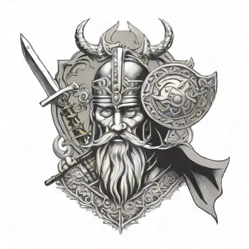 Parchemin Vikings Warrior Black