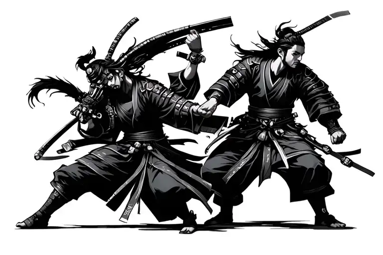 Samurai Cyberpunk Dancing