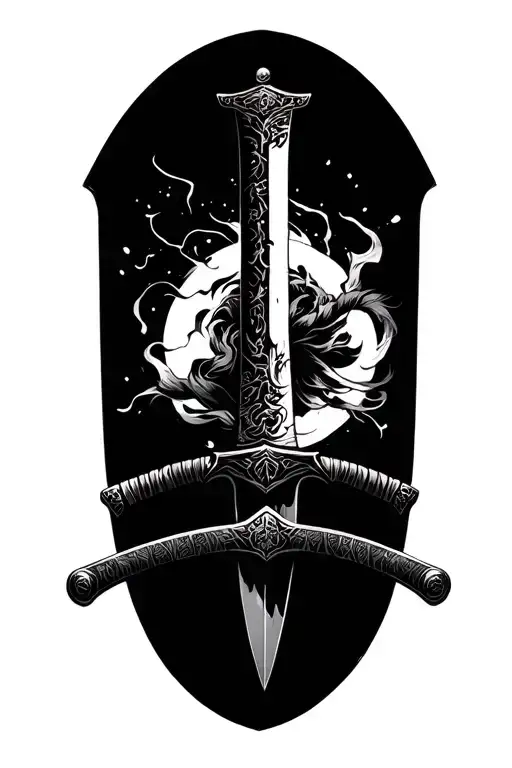 Samurai Sword Emerging