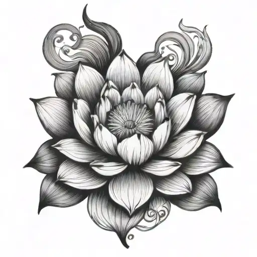 Lotus Flower Heart