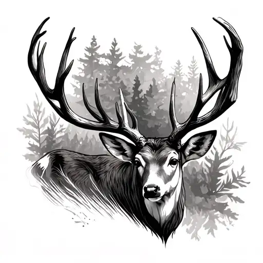 Deer Antlers Shoot Two