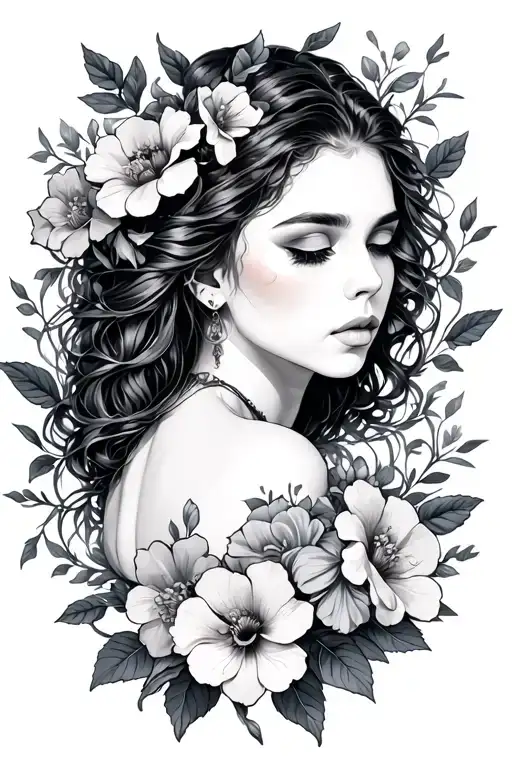 Ataenia With Flowers Around