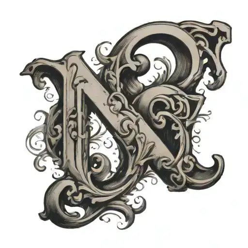 Sheet With Initial M-r-j And Other Sheet With Initial G-r-a