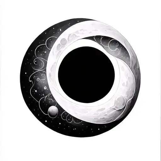 Double Cresent Moon Intertwined