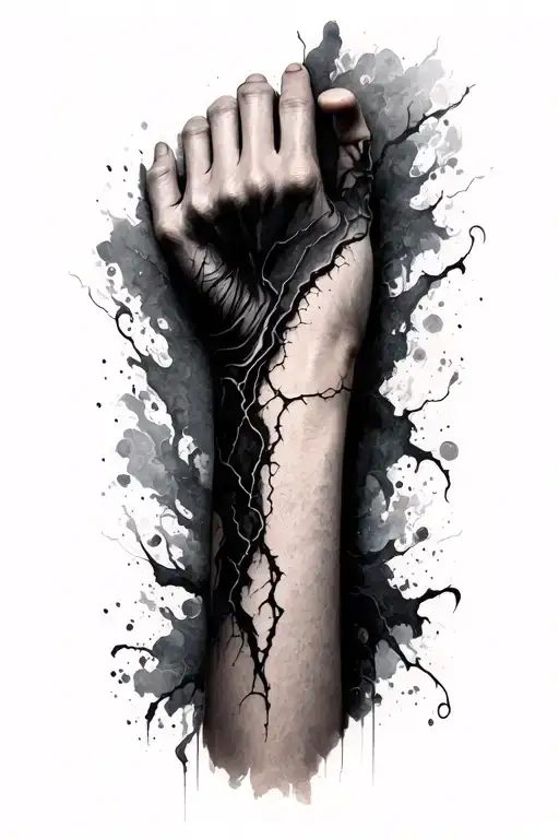 Forearm With Scar Incorporated Within