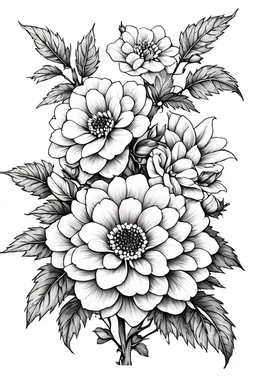 Geranium Lillie's Dahlias Habisquis Rose Flower Vine Wrapping