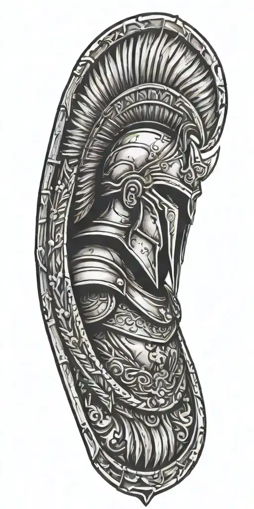 Spartan Warrior Shield