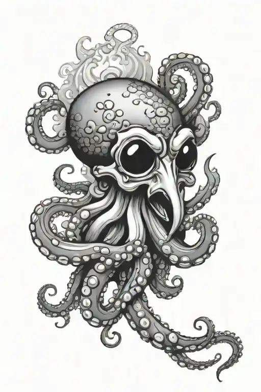 Octopus Smoking Weed
